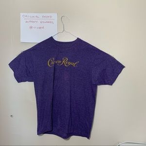 Vintage Crown Royal Liquor T-Shirt in Purple